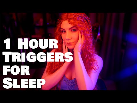 ASMR 1 Hour Triggers for Sleep 😴 Latex Gloves, Mouth Sounds, Ear Massage, Nail Sounds