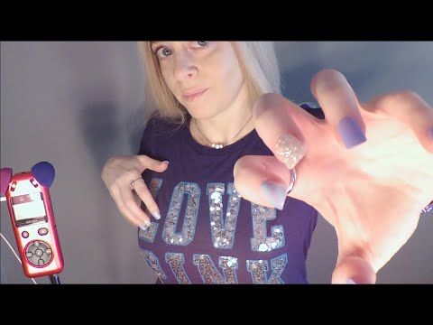 ASMR Invisible Scratching & Shirt Scratching with Gum Chewing