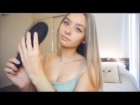 ASMR Hair Brushing & Braiding