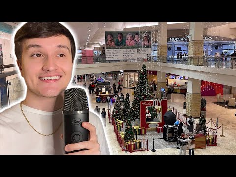 ASMR in Public | Christmas Shopping With Me 🎄🛍️