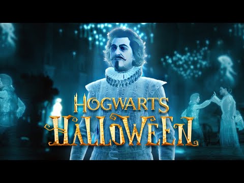 ✧˖° Halloween at Hogwarts 🎃 Ghost Party Ambience & Music 👻°｡⋆ Sir Nicholas Deathday 💀⛧°。