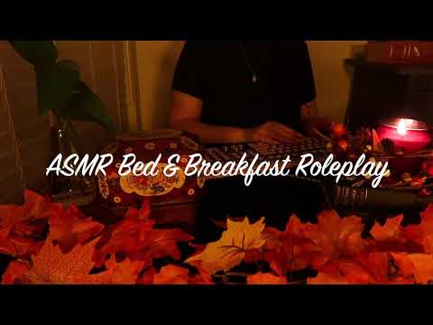 ASMR Bed & Breakfast Check-In Roleplay 🍁Cozy 🍁Soft Spoken ✨Keyboard Typing