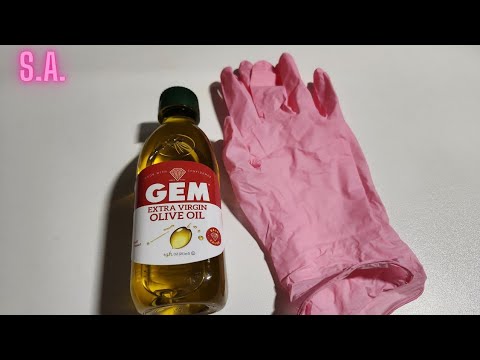 Asmr | Shiny, Wrinkly & Oily Pink Gloves Sound