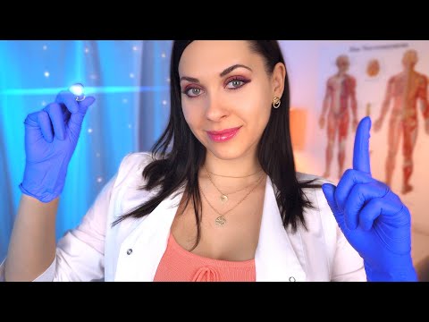 ASMR Doctor Delicate Check Up Roleplay (Eyes Ear Exam Face)
