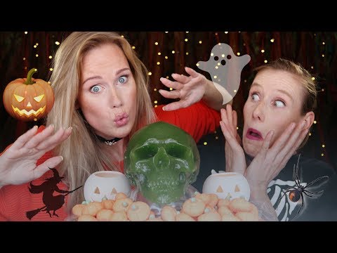 ASMR Halloween Candy Tasting with Amanda (mouth sounds)