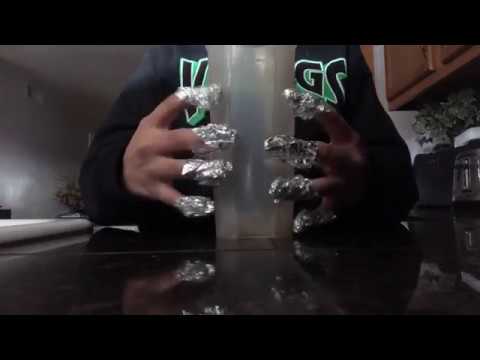 ASMR Aluminum Fingers Counter Tapping