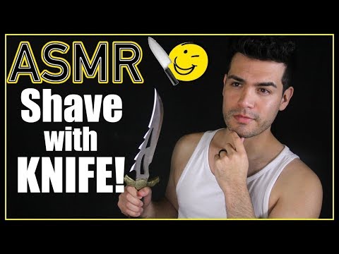 ASMR - Beard Stubble & Blade Sounds (Male Whisper, Hair Scratching for Sleep & Relaxation)