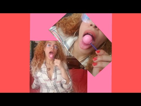 ASMR -Twerking+Heartbeat / Sucking Pink Lollipop / Reading To You