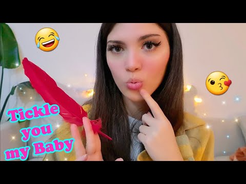 ASMR Babysitter Tickels and Takes Care of You Before Sleep (Changing Your Cute Socks)😘