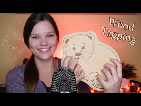 ASMR Wood Tapping and Scratching (Ear to Ear) - Requested