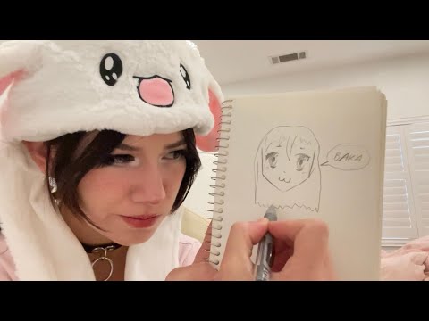 weeb draws you as an anime character (asmr)