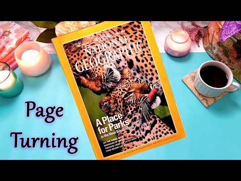 ASMR: Slow Magazine Page Turning - National Geographic July 1996 (No Talking, Paper Crinkles)