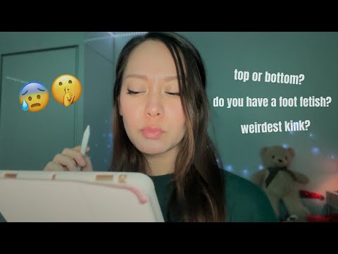 ASMR Asking You 30 EXTREMELY UNCOMFORTABLE, PERSONAL Questions 😰