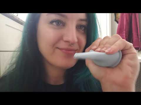 camera "blowing",  toys, kisses, mouth sounds, rambles - asmr