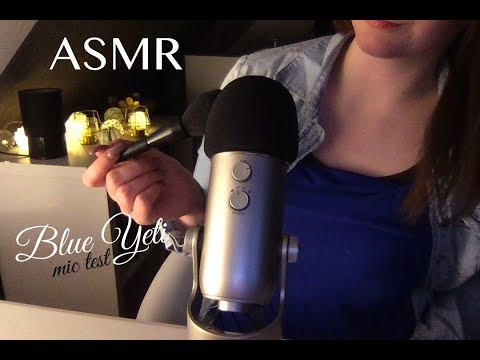 ASMR  💫  Vorstellungsvideo und entspannter Mikrofontest in german/deutsch
