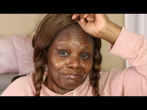 TAKING OFF MY WIG FOR THE FIRST TIME IN 3 MONTHS DEEP CONDITIONING ASMR TEXTURE HAIR ROUTINE