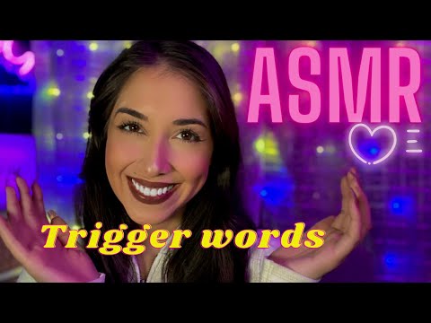 ASMR ✨ Whispered Trigger Words • Relax 🥥🍫