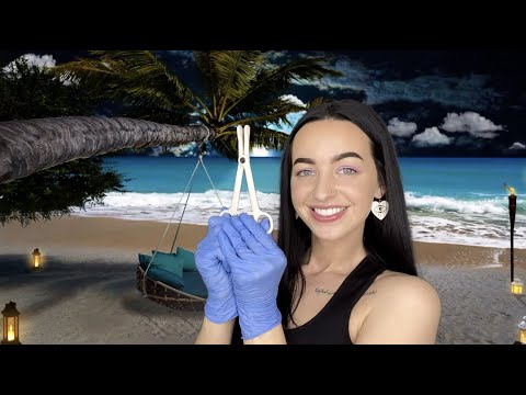 [ASMR] Beachside Belly Button Piercing RP