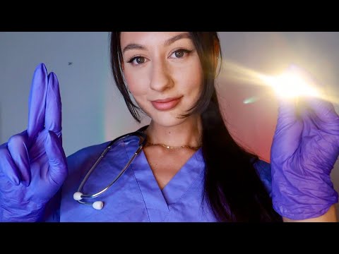 ASMR Full Body Medical Exam 🌙 Eye Exam, Ear Exam & Medical Tests Doctor Roleplay