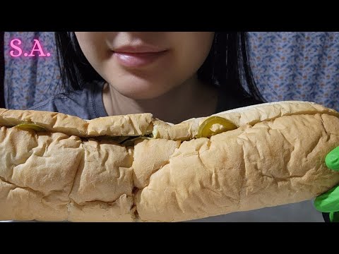 Asmr | Eating Subway Sandwich