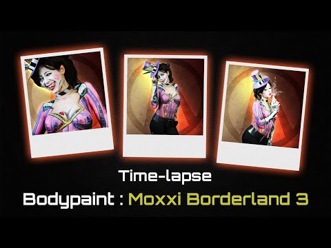 Time-lapse Bodypaint Moxxi Borderland 3
