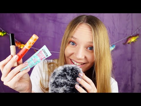 ASMR Unintelligible Whispering and Makeup Sounds