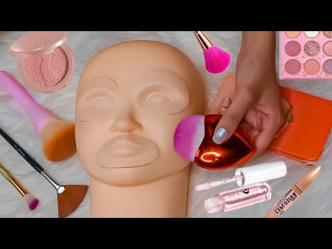 ASMR Makeup on Mannequin (Whispered) | Sussurros