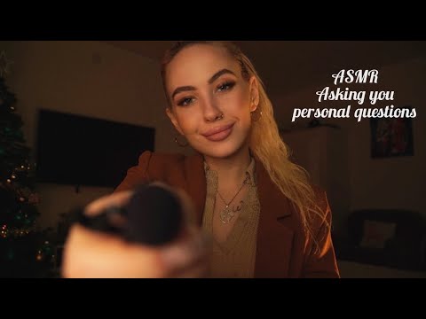 ASMR Asking you personal questions ~ Personal attention