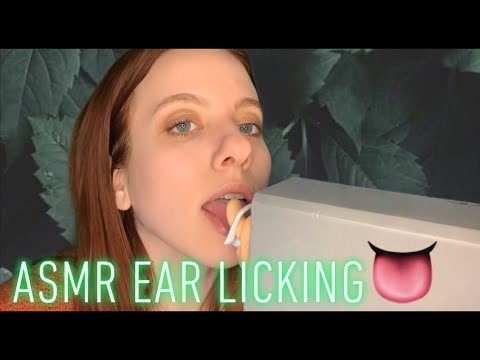 ASMR | Ear Licking 👅 mouth sounds, ear to ear kisses, ear eating, personal attention, SKSK