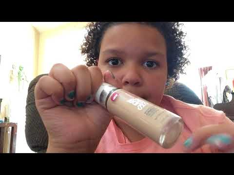 ASMR tapping on makeup products