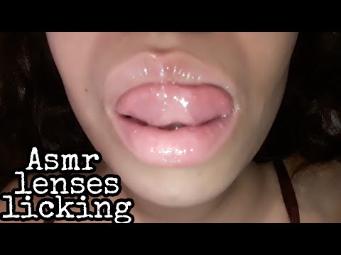 LENS LICKING VIDEO UPCLOSE AND PERSONAL attention