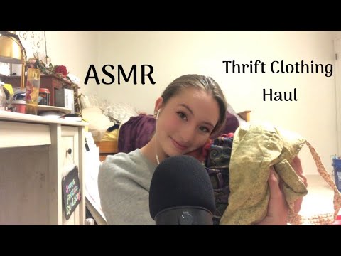 (ASMR) New Thrift Clothing Haul