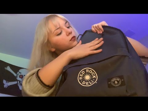 Student Bag-Check | TSA Style | Triggers Inside | I FIND A WEAPON AT THE END (asmr)