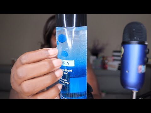 Pretty Blue Sephora Waterproof Makeup Remover ASMR Liquid Bottle Sounds