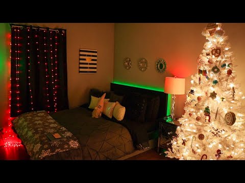 ASMR | Lo-Fi Christmas Room Tour🎄(Whispered)
