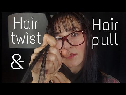 Twist and pull your hair [ASMR] with gentle soft german whispering