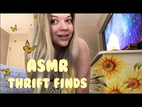 My favorite thrift finds 🌸🌻👗 (soft spoken ASMR)