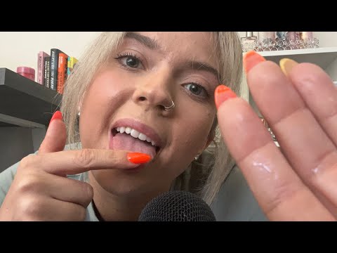 ASMR| Doing the Wettest Spit Painting on You, that I can do for 30 Minutes! Extra Spitty