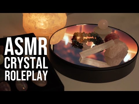 [ASMR] Gemstone Crystal Stone Collection - Relaxing Soft Spoken Role Play Hands (Unintentional ASMR)
