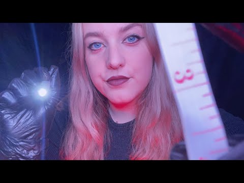ASMR 🖤| Medical Examination | Dr. Laurie’s Monster [light, measuring & personal attention]