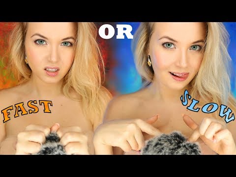 ASMR Fast and slow, fast and slow and again fast 🐇🐢
