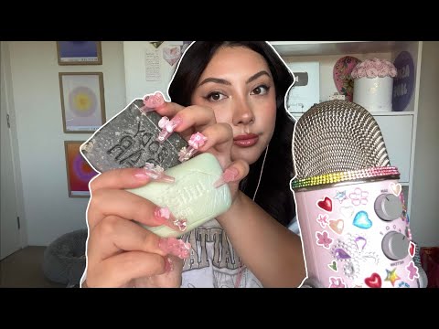 ASMR soap triggers! 🧼 (tapping & scratching)