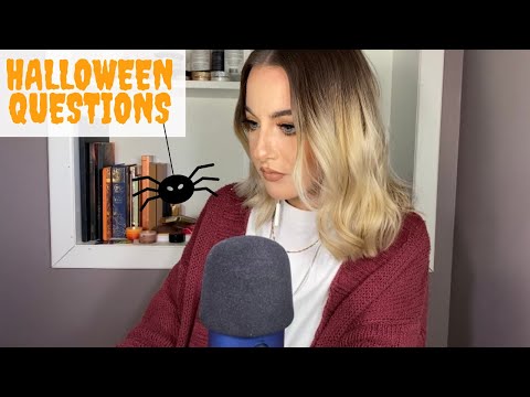 ASMR | asking you questions about halloween with typing sounds