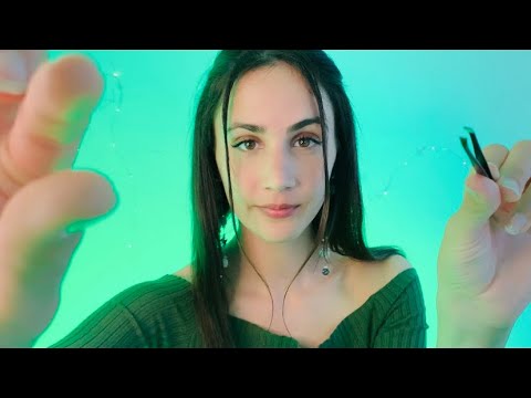 ASMR | Plucking away ALL your stress & anxiety (whispered)