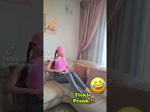 Tickle Prank 🤣 She Won't Forget It #girl #funny #trending #viral