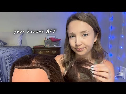 ASMR| your southern BFF plays with your hair 💆🏻‍♀️