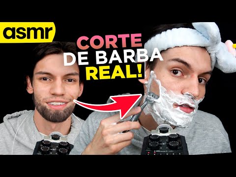 ASMR de barbería *REAL asmr corte de barba - ASMR Español - mol