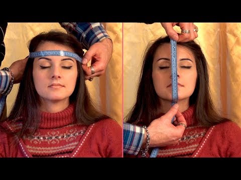 ASMR Face Tapping Massage and Measurement
