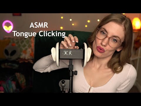 ASMR Tongue Clicking, Mouth Sounds, & Tapping with Long Nails