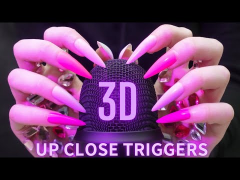 ASMR 💙 20 Up Close Triggers in 20 Minutes 😴 Scratching , Tapping , Brushing , Massage etc No Talking